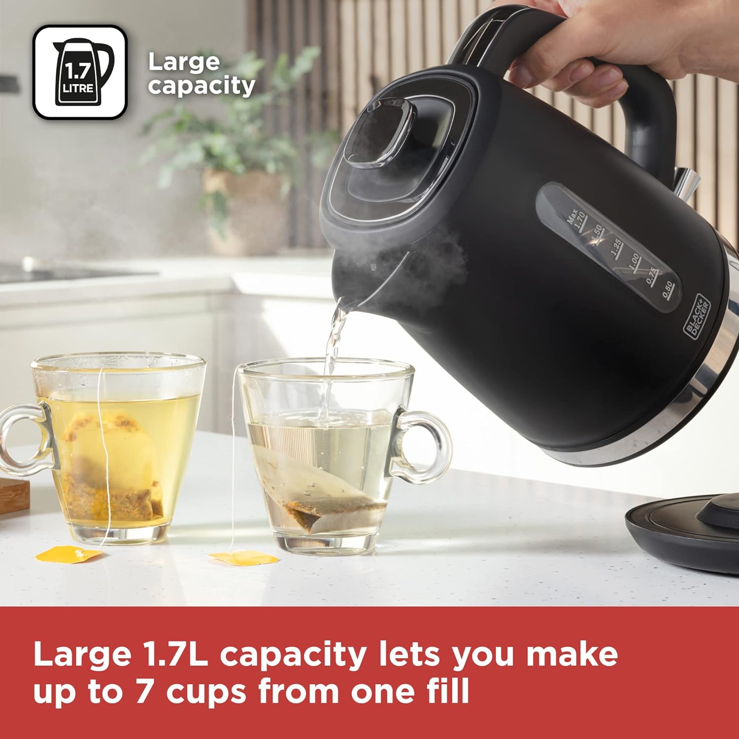 Hervidor Black & Decker de 1,7 l - BXKE1007